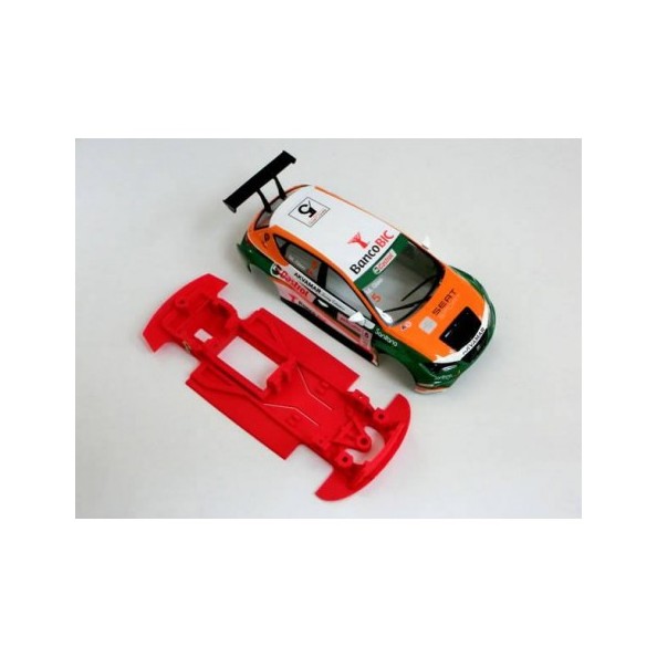 Mustang CB0026LV Chasis 3d lineal Leon MK3 Rally Scalextric