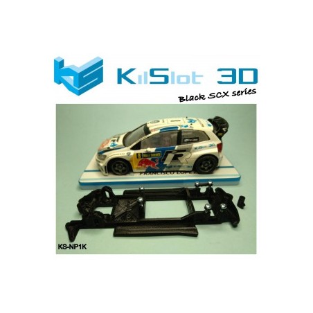 Kilslot NP1K Chasis 3d motor RK LINEAL BLACK POLO WRC SUPERSLOT