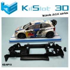 Kilslot NP1X Chasis 3d motor RX LINEAL BLACK POLO WRC SUPERSLOT