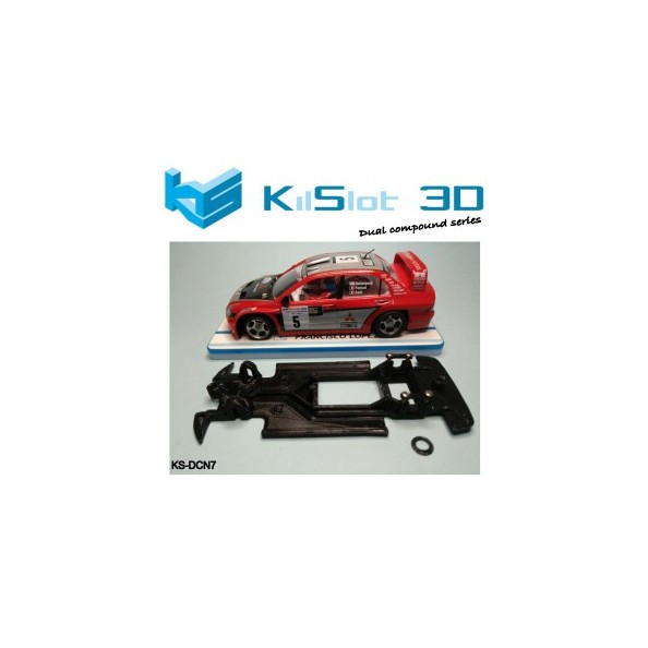 Kilslot DCN7 chasis 3d DUAL COMP MITSUBISHI WRC NINCO