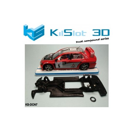 Kilslot DCN7 chasis 3d DUAL COMP MITSUBISHI WRC NINCO