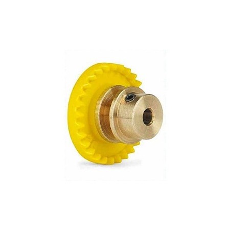 SLOT.IT SI-GI28BZ CORONA 28 DIENTES EN LINEA BRONCE STEP 2