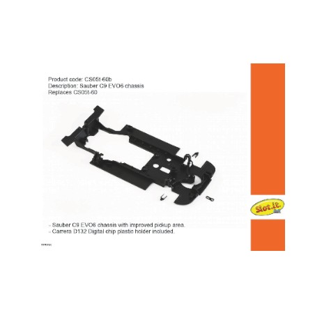 SLOT.IT CS05T60B Chasis Sauber C9 EVO6 V2