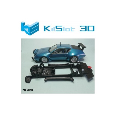 KILSLOT CHASIS 3D LINEAL BLACK ALPINE A310 V6 TEAMSLOT