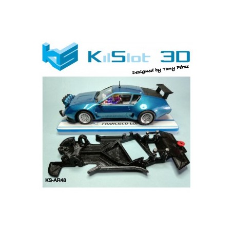 KILSLOT CHASIS 3D ANGULAR RACE SOFT ALPINE A310 TEAMSLOT