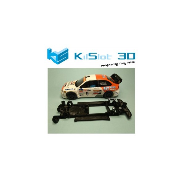 KILSLOT KS-CC1B CHASIS 3D LINEAL BLACK SEAT CORDOBA WRC SCX