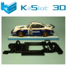 KILSLOT KS-BP2B CHASIS LINEAL BLACK PORSCHE 911 CARRERA SCX