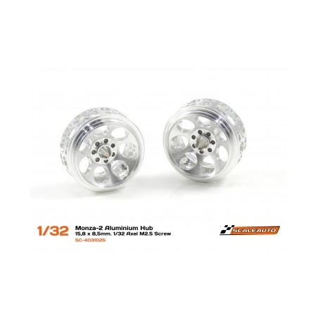 SCALEAUTO SC-4031D25 llanta aluminio Monza-2 15.8x8.5