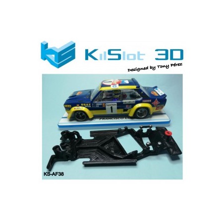 KILSLOT CHASIS 3D RACE SOFT ANGULAR FIAT 131 ABARTH SCX