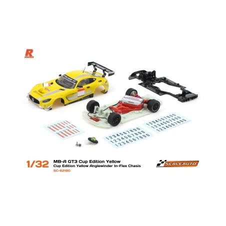 Scaleauto 6218g Mercedes AMG GT3 Cup Edition Amarillo