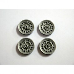 MUSTANG T150SP1S Tapacubos silver Type 600 1000 TCR llanta 15mm Sloting Plus