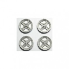 MUSTANG T150SP4S Tapacubos plata type 131 para llanta 15...