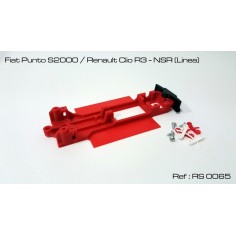 RED SLOT RS-0065 CHASIS 3D FIAT PUNTO / RENAULT CLIO NSR