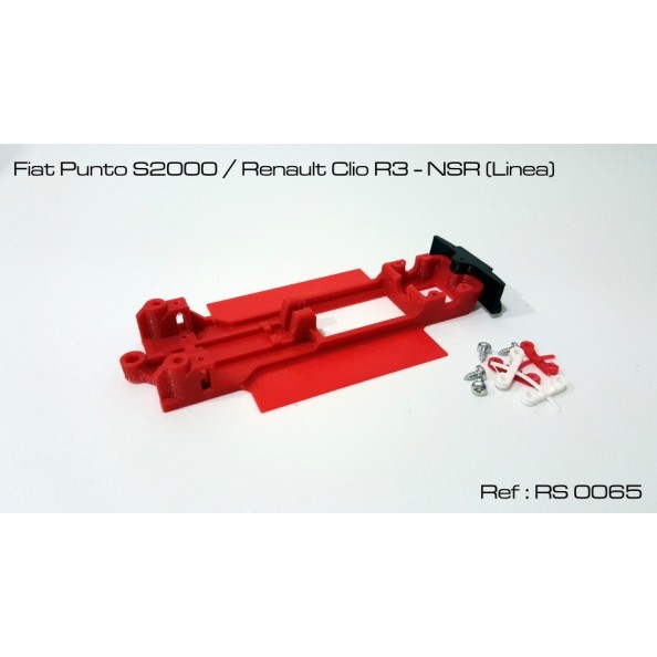 RED SLOT RS-0065 CHASIS 3D FIAT PUNTO / RENAULT CLIO NSR