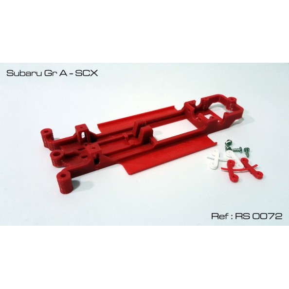 RED SLOT RS-0072 CHASIS 3D SUBARU GR A SCX