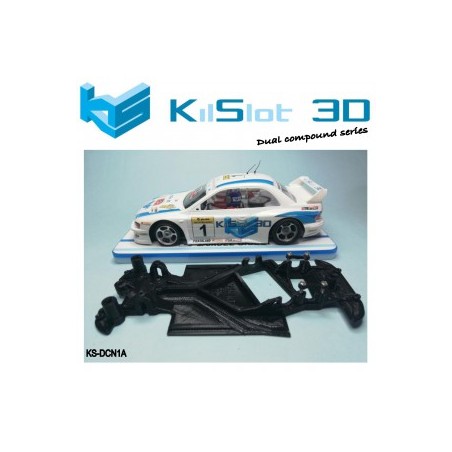 KILSLOT KS-DCNA1 Chasis 3d angular DUAL COMP Subaru SCALEAUTO