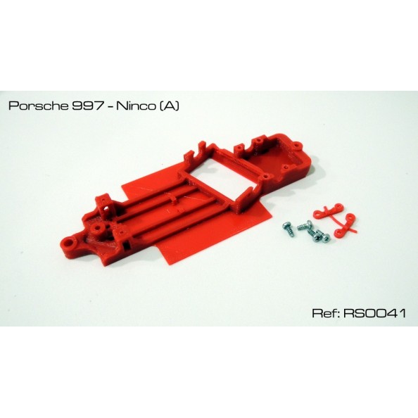 RED SLOT RS-0041 CHASIS 3D PORSCHE 997 NINCO (ANGULO)
