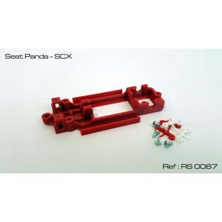 RED SLOT RS-0067 CHASIS 3D SEAT PANDA SCX