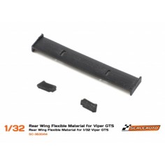 Scaleauto 3630A4 Alerón goma flexible Viper GTS