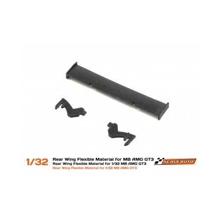 Scaleauto 3630A7 Alerón goma flexible Mercedes AMG GT3