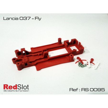 RED SLOT RS-0095 CHASIS 3D LANCIA 037 FLY