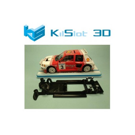 Kilslot BP1B Chasis 3d lineal black Peugeot 205 T16 Spirit