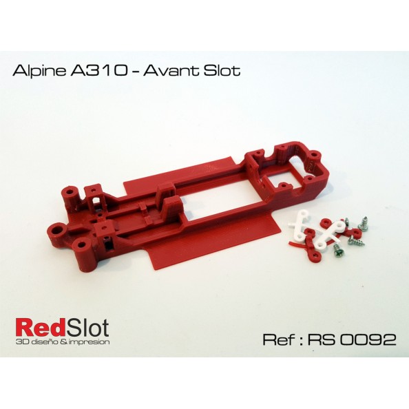 RED SLOT RS-0092 CHASIS 3D ALPINE A310 AVANT SLOT
