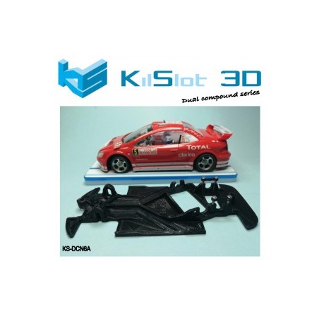 Kilslot DCN6A Chasis 3d angular DUAL COMP PEUGEOT 307 WRC NINCO