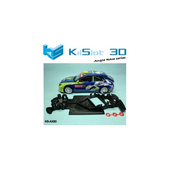 Kilslot AX50 Chasis 3D angular RACE SOFT Subaru N14 Avant Slot