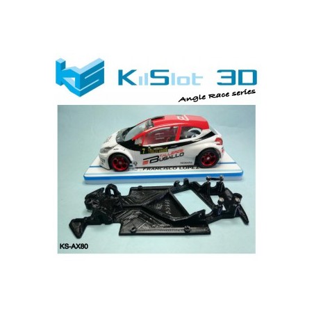 Kilslot AX80 Chasis 3D angular RACE SOFT Peugeot 208 Scaleauto