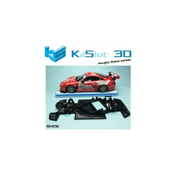 Kilslot KS-GT20 Chasis 3d angular RACE SOFT Porsche 997 Ninco
