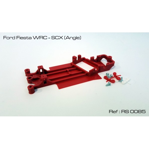 RED SLOT RS-0085 CHASIS 3D FORD FIESTA WRC SCX (ANGLE)