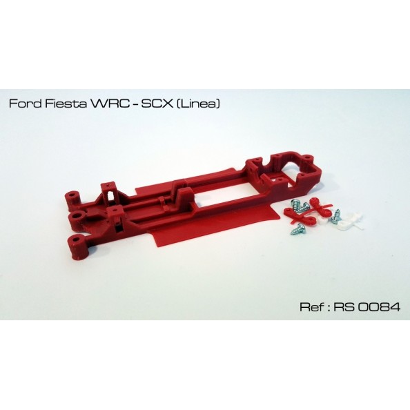 RED SLOT RS-0084 CHASIS 3D FORD FIESTA WRC SCX