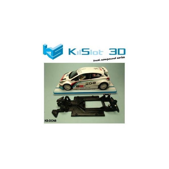 KILSLOT KS-DCN8 chasis 3d DUAL COMP Peugeot 208 SCALEAUTO