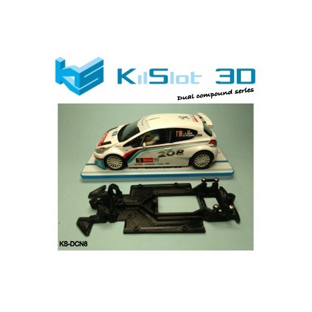 KILSLOT KS-DCN8 chasis 3d DUAL COMP Peugeot 208 SCALEAUTO