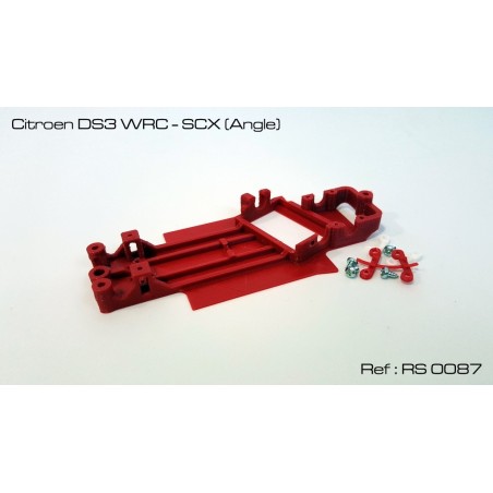 RED SLOT RS-0087 CHASIS 3D CITROEN DS3 WRC SCX (ANGLE)