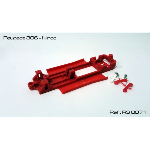 RED SLOT RS-0071 CHASIS 3D PEUGEOT 306 NINCO