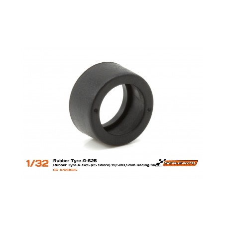 Scaleauto SC-4761AS25 Neumáticos goma A-S25 (Shore 25) 19,5X10,5mm