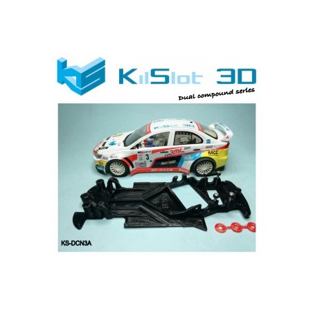 KILSLOT KS-DCN3A chasis 3d angular DUAL COMP Mitsubishi EVO X AVANT