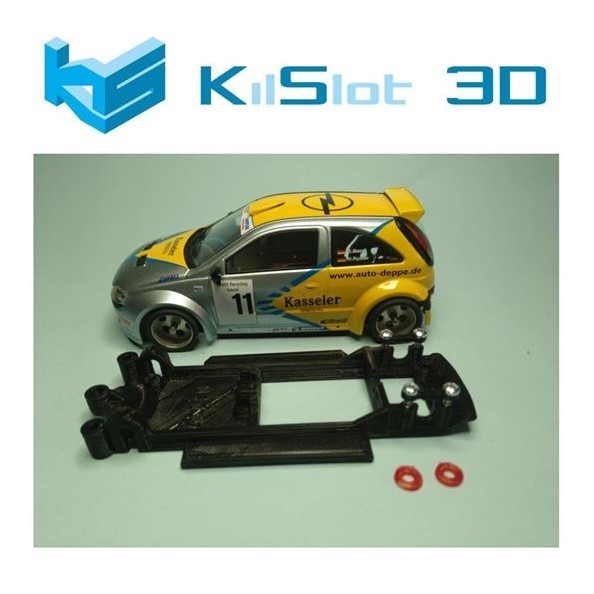 KILSLOT KS-CC8B CHASIS 3D LINEAL BLACK OPEL CORSA S1600 SLOTER