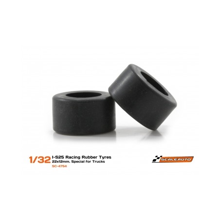 Scaleauto SC-4754 Goma camiones shore 25 22x12 mm