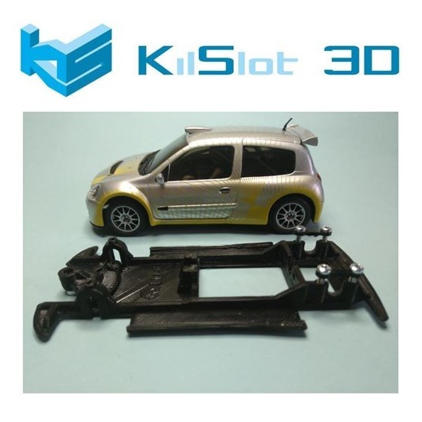 KILSLOT KS-CC6B CHASIS 3D LINEAL BLACK RENAULT CLIO S1600 NINCO