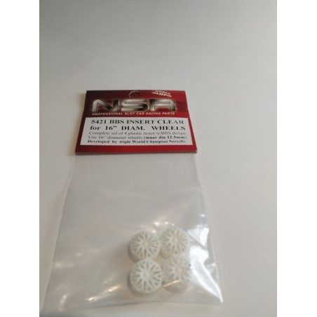 NSR 5421 Tapacubos llanta 16 BBS blancos