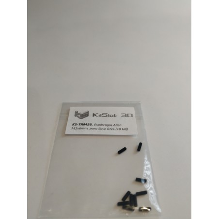 ESPÁRRAGOS ALLEN M2x6mm, PARA LLAVE 0,95 (10UD)