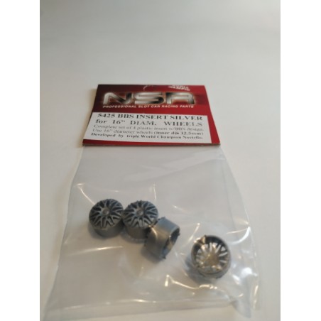 NSR 5425 Tapacubos llanta 16 BBS plata