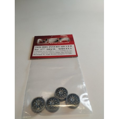 NSR 5426 Tapacubos llanta 17 BBS plata