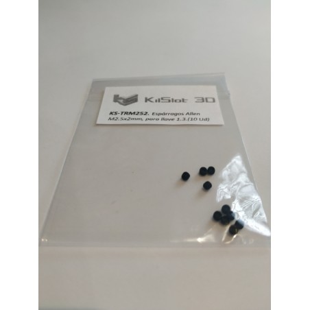KILSLOT KS-TRM252 ESPÁRRAGOS ALLEN M2.5x2mm, PARA LLAVE 1.3 (10UD)