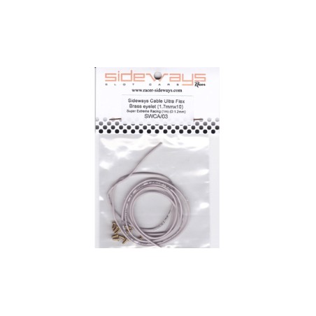 Sideways RC-SWCA03 Cable silicona Ultra Flex 1m 1,2mm + 10 terminales BE17