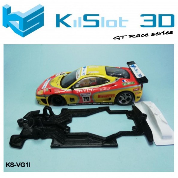 Kilslot KS-VG1I Chasis 3d Race Bancada independiente Ferrari 360 Modena Ninco