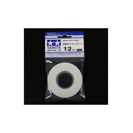Tamiya 87184 Cinta enmascarar para curvas 12 mm